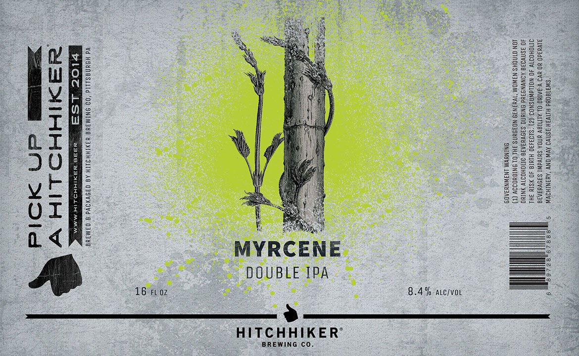 Hitchhiker Brewing Co. Can Labels